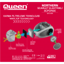 Queen Northern Scarlet QVC-25N Elektrikli Süpürge